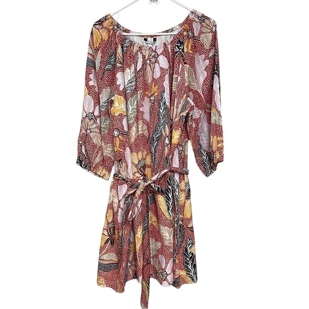Elizabeth and James Multicolor Midi Dress